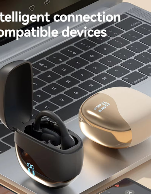 Load image into Gallery viewer, Translator Earbuds Bluetooth 5.4 Noise Cancelling Two-Way Voice Translator Ear Hook Real Time AI Translation Earphone
