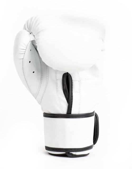 Load image into Gallery viewer, Synthetic Leather Core Training Gloves for Boxing, White, S/M
