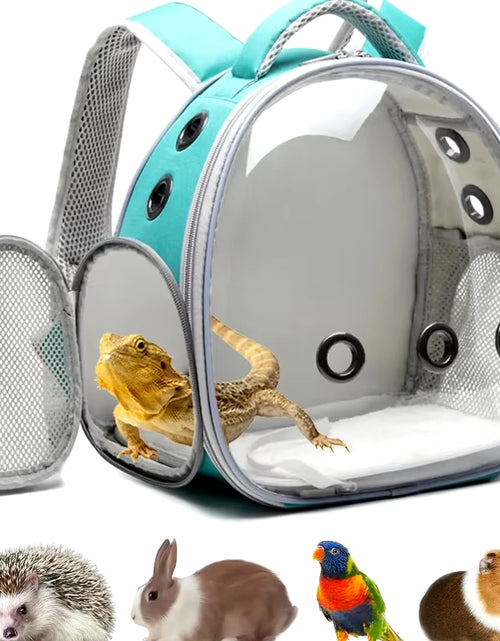 Load image into Gallery viewer, New Bird Carrier Small Pet Travel Bag for Small Parrot Lightweight Portable Backpack Sugar Glider Hamster Cage 12.6Inch Tall
