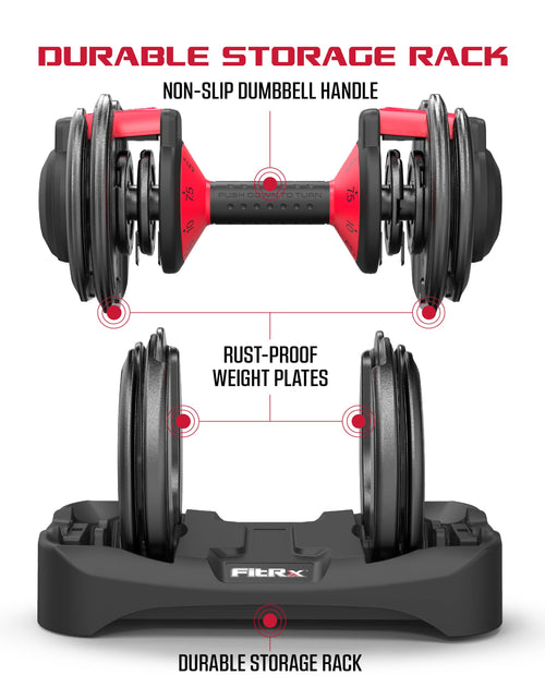 Load image into Gallery viewer, Smartbell, 25Lbs. Quick-Select 9 in 1 Adjustable Dumbbell for Home Gym, 5-25Lbs. Weight in 2.5Lbs Increments
